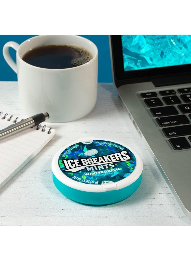 Ice breakers أقراص آيس بريكرز الخالية من السكر، بنكهة النعناع الشتوي 1.5 أونصة (عبوة من 8) - Image 4